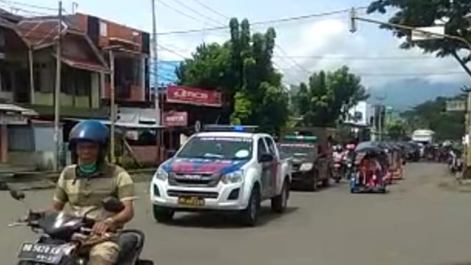 Operasi Yustisi Polres Kotamobagu hari ke-12, dilaksanakan dengan cara Mobile