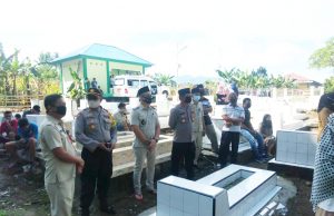 Cegah terjadinya cluster baru, Kapolsek apresiasi warga Bungko mau memahami protokol Covid-19.