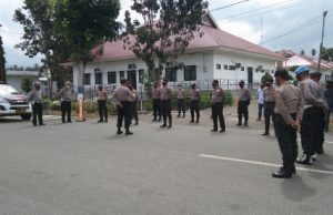 Polres Kotamobagu Himbau masyarakat disiplin taati protokol kesehatan.