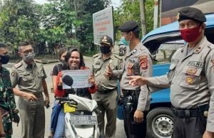 Operasi Yustisi sasar Terminal Bonawang & kerumunan orang, himbuaan serta sanksi sosial tetap diberikan