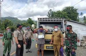 Polsek Passi dan Forkopimcam Passi Barat laksanakan Operasi Yustisi Covid-19