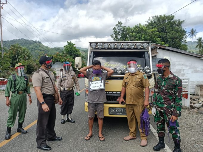 Polsek Passi dan Forkopimcam Passi Barat laksanakan Operasi Yustisi Covid-19