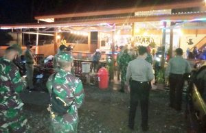Operasi Yustisi Covid-19 Polres Kotamobagu, himbau pengunjung cafe patuhi protokol kesehatan
