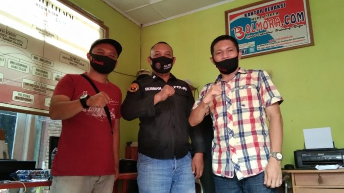 Jalin sinergitas dan kemitraan antara Kepolisian dan Media, Kasubbag Humas Sambangi PWI Kotamobagu