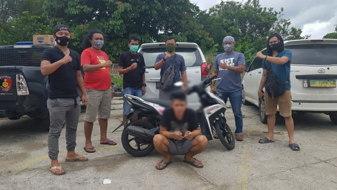 Tim Resmob Polres Kotamobagu berhasil mengamankan RPA Alias Rendi (18) tersangka pelaku Curanmor