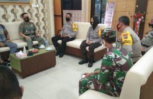 Satgas Covid-19 Laksanakan Rakor hadapi libur panjang, Wakapolres:”Antisipasi peningkatan pelanggaran tingkatkan kewaspadaan”.