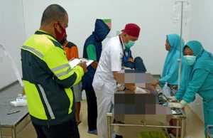 Kembali faktor Human Error jadi pemicu laka lantas di Jalan AKD Desa Kopandaan II.