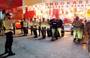 Malam Minggu, Polres Kotamobagu Patroli Kamtibmas hingga himbau Protokol Covid-19