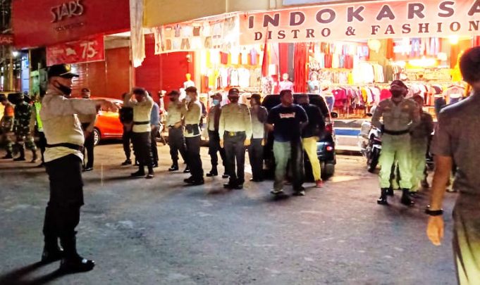 Malam Minggu, Polres Kotamobagu Patroli Kamtibmas hingga himbau Protokol Covid-19