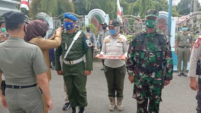 Hadiri apel Ops Yustisi oleh Walikota Kotamobagu, Kasat Binmas akui siap maksimalkan himbauan Prokes