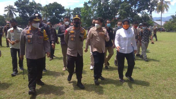 Saksikan Simulasi pungut Suara, Kapolda Sulut tegaskan Pilkada 2020 wajib taati Protokol Covid-19
