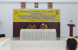 Pantau penanggulangan Covid-19, Staf Ops Mabes Polri sambangi Polres Kotamobagu