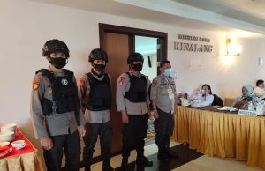 Polres Kotamobagu amankan Rapat Pleno Rekapitulasi hasil Pilgub Sulut 2020