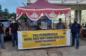 Tak ingin terjadi gangguan Kamtibmas jelang Natal, Polsek Passi & Instansi terkait siaga penuh.