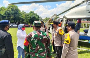 Wakapolda Sulut bersama Kapolres Kotamobagu cek langsung PSU di TPS 3 Moyag Tampoan