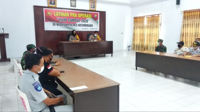Latpra Ops Lilin Samrat 2020 Polres Kotamobagu, tak ada Konvoi saat pisah tahun!