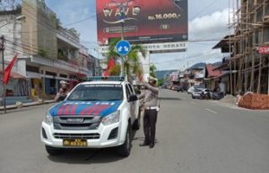 Operasi Yustisi, Sat Lantas himbau patuhi Protokol Covid-19 di Bundaran Paris