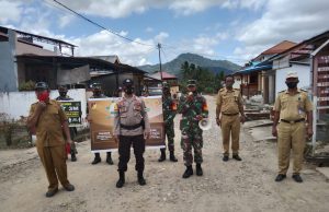 Bersinergi dengan Kodim, Bhabinkamtibmas himbau Prokes dari lorong kampung hingga pertokoan