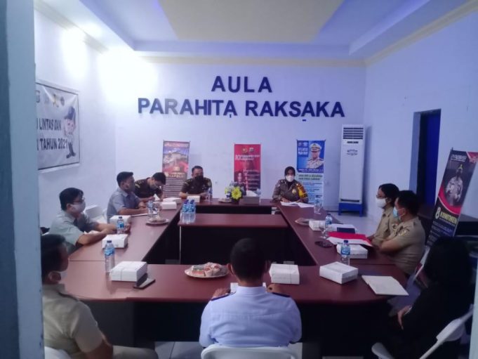 Gelar Rakor Bersama Instansi Terkait, Sat Lantas Polres Kotamobagu Siap Terapkan Tilang Elektronik