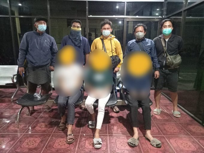 Terduga Pelaku Tindak Pidana Kekerasan Terhadap Anak telah diamankan di Mapolres Kotamobagu
