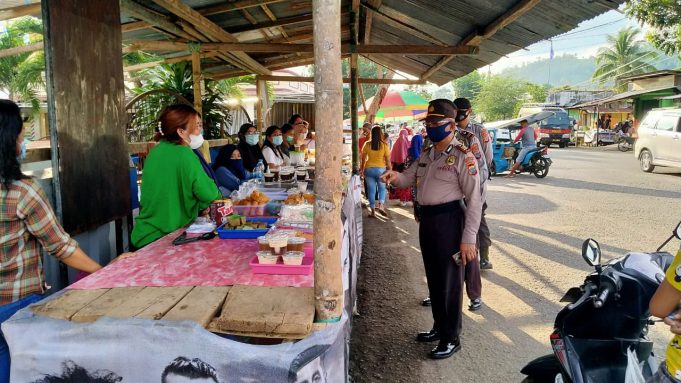 KRYD Polres Kotamobagu sambangi Pasar Ramadhan Gogagoman