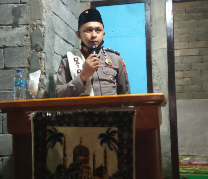 Jadi Da’i Polri, Aipda Herdi ajak jemaah turut jaga Kamtibmas, premanisme, radikalisme & anti Pancasila.