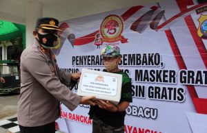 Jelang Hari Bhayangkara ke 75, Polres Kotamobagu gelar Baksos serentak