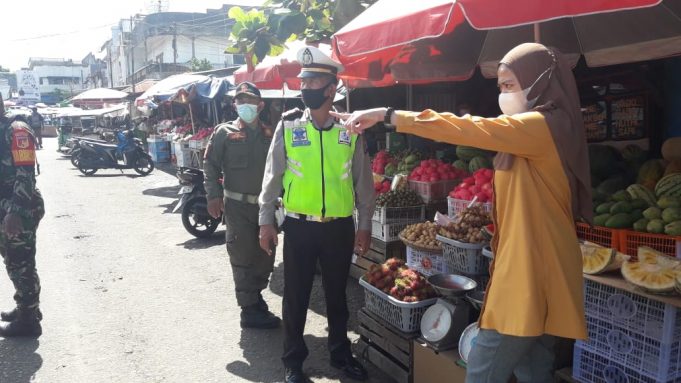 Bersatu padu, Gugus Tugas Covid-19 Kota Kotamobagu Operasi Yustisi di 3 titik.