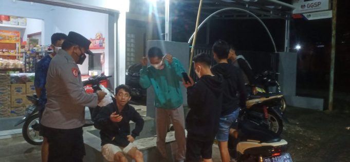 Imbangi Polres & Polsek jajaran, baru sekitar 3 bulan dikukuhkan Polsek Kotamobagu Utara gencar terapkan PPKM.