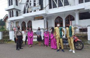 Patroli & sambang di sejumlah Gereja, Personil Polres Kotamobagu laksanakan koordinasi kegiatan sidang Sinode GMIBM Ke-54.