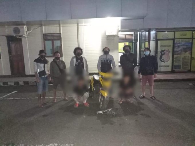 Tim Resmob Polres Kotamobagu bekuk diduga pelaku Curanmor, barang Elektronik dan isi warung yang ternyata masih dibawah umur