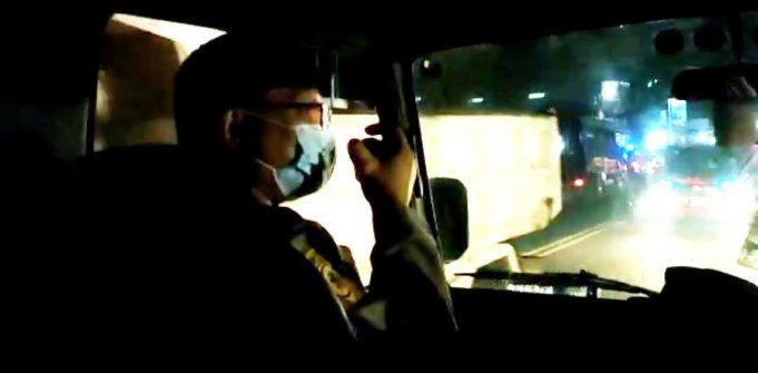 Kompol Freddy Wowor pimpinan Ops Yustisi Cegah Covid 19 saat malam Minggu