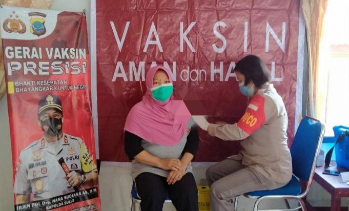 Gerai Vaksin Presisi Polres Kotamobagu digelar di Bilalang hari ini