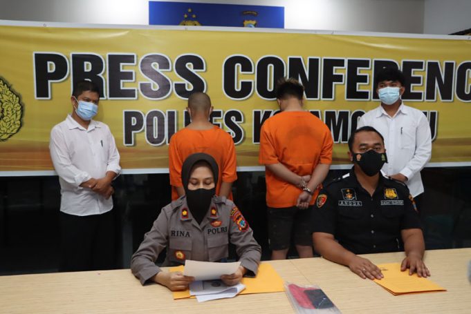 Dalam seminggu Sat Reskrim Polres Kotamobagu berhasil tangkap pelaku Curanmor dan Penggelapan HP