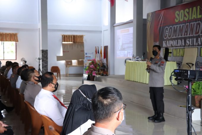 Diikuti dengan antusias, Kapolres Kotamobagu berikan kuliah wawasan kebangsaan kepada jajaran Polres Kotamobagu.