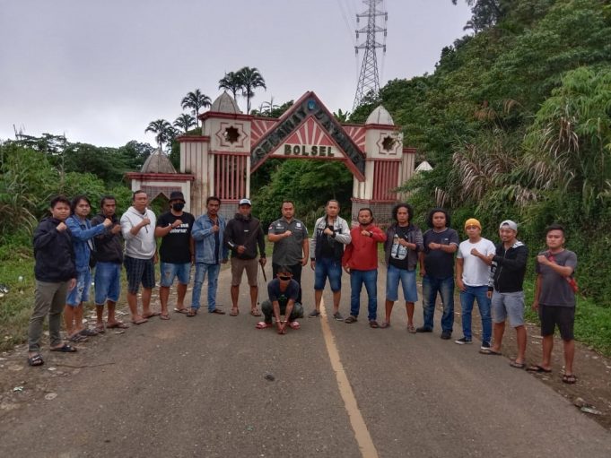 Kurang dari 24 Jam, terduga pelaku penganiayaan warga Mopait di sungai Ongkag Tanoyan di bekuk Resmob Polres Kotamobagu
