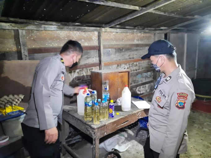 Cipta kondisi Pilsang serentak, Tim Presisi Polres Kotamobagu amankan 100 liter Miras Cap Tikus