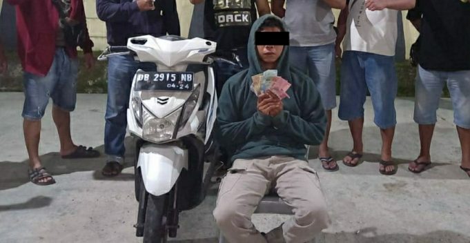 Pelaku Pencurian uang dan HP di Kios Gogagoman ditangkap Tim Resmob Polres Kotamobagu