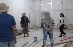 Pastikan pelayanan masyarakat tak terhambat, Walikota Kotamobagu tinjau langsung finishing gedung Polres sementara.