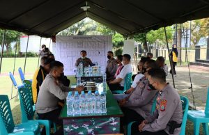 Team Psikologi Biro SDM Polda Sulut berikan trauma healing terhadap Personil Polres Kotamobagu.