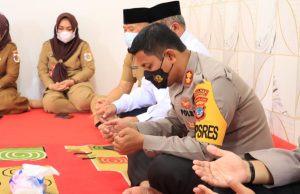 Polres Kotamobagu gelar “mintahang”, Asisten II : Semoga mendapat ridho & inayah dari Allah SWT serta “salalu pa moonow”.