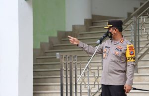 Sampaikan commander wish sebelum masuki gedung sementara Polres Kotamobagu, ini yang menjadi penegasan Kapolres Kotamobagu.