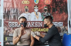 Hari Ke-4 tempati gedung baru, Polres Kotamobagu maksimalkan vaksinasi, sejumlah personil berbondong-bondong ikut di booster.