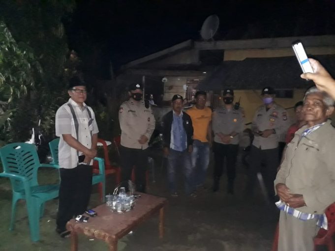Polsek Kotamobagu Utara gelar KRYD dan himbau masyarakat ikut vaksinasi Covid-19