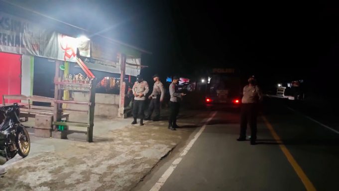 Laksanakan KRYD, Polsek Lolayan sasar tempat keramaian & lokasi yang berpotensi gangguan Kamtibmas