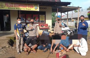 Asyik Pesta Miras di Jalan, 7 Remaja Diamankan Polsek Kotamobagu Utara
