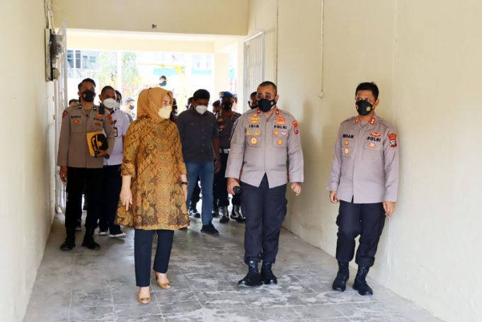Wakapolda Sulut cek kesiapan pelayanan masyarakat di Polres Kotamobagu sementara
