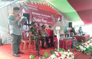 Kapolsek Lolayan Hadiri Safari Ramadhan Bupati Bolmong di Tanoyan Selatan