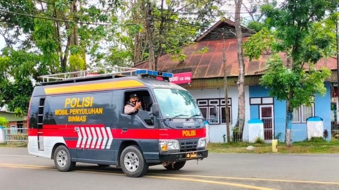 Sat Binmas Polres Kotamobagu Himbau Jaga Sitkamtibmas dan Disiplin Prokes