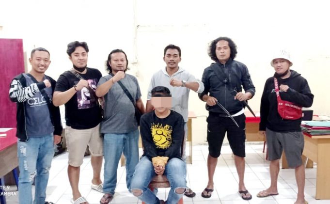 Mabuk Bawa Sajam, Pemuda Bongkudai Baru Diamankan Tim Resmob.